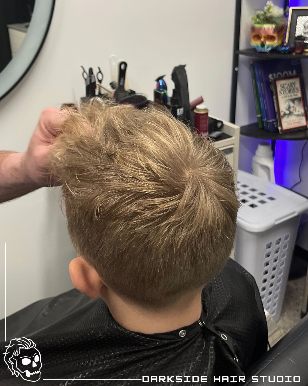 Two-toned hair color transformation